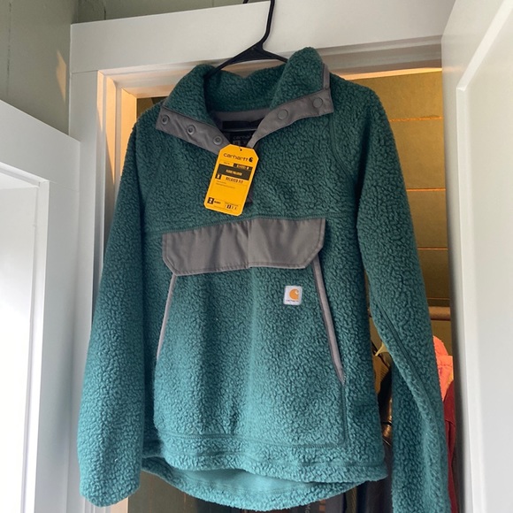 Carhartt Women's Relaxed Fit Fleece Pullover - Picture 1 of 5